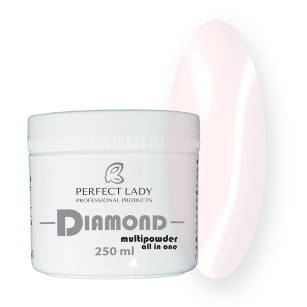 Diamond MULTIPOWDER - proszek akrylowy różowy 250 ml