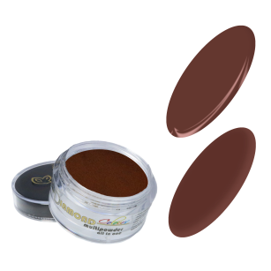 DIAMOND MULTIPOWDER COLOURS all in one - kolorowy proszek akrylowy BRĄZOWY 10 ml