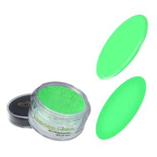 DIAMOND MULTIPOWDER COLOURS all in one - kolorowy proszek akrylowy NEONOWY ZIELONY 10 ml