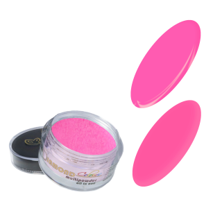 DIAMOND MULTIPOWDER COLOURS all in one - kolorowy proszek akrylowy NEONOWY RÓŻOWY 10 ml