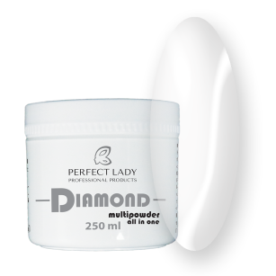 Diamond MULTIPOWDER - proszek akrylowy transparentny 250 ml