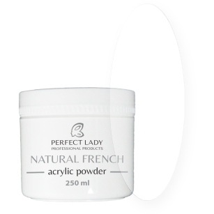 NATURAL FRENCH - proszek akrylowy transparentny 250 ml