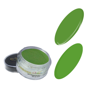 DIAMOND MULTIPOWDER COLOURS all in one - kolorowy proszek akrylowy JASNY ZIELONY 10 ml